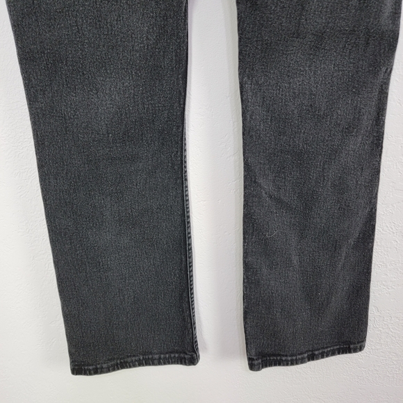 Wrangler Q-Baby No Gap Waist Washed Black Bootcut Jeans Size 9/10 - Picture 15 of 15